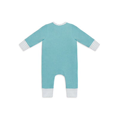 Love To Dream Ecovero Side Zip Footless Romper - Marine