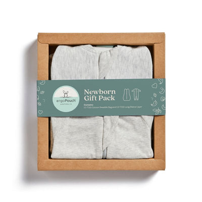 ergoPouch Australia Newborn Gift Pack Grey Marle