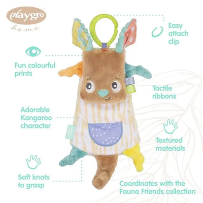 Playgro Fauna Friends Comforter Kangaroo