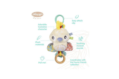 Playgro Fauna Friends Pullstring Cockatoo