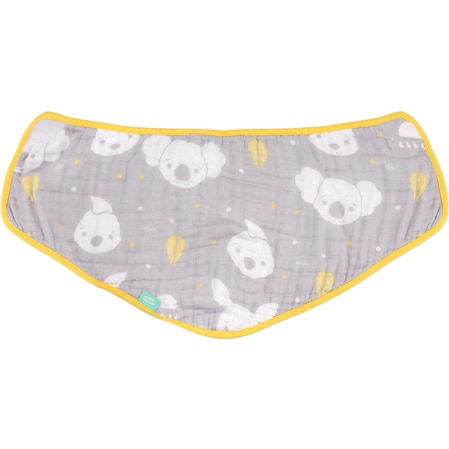 Playgro Fauna Friends Reversible 2 in 1 Bib to Burp Cloth 2 Pack