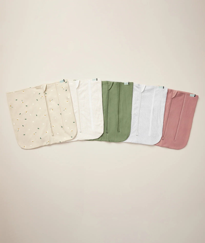 ergoPouch Australia HugMe Blanket 1.0 & 2.5 TOG Bedside Sleeper - Caramel Grid