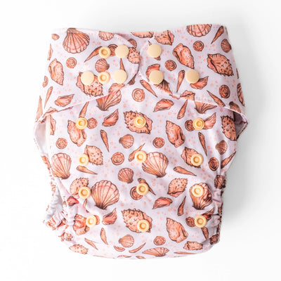 Monarch Classic Swim Nappy With Snaps - What The Shell