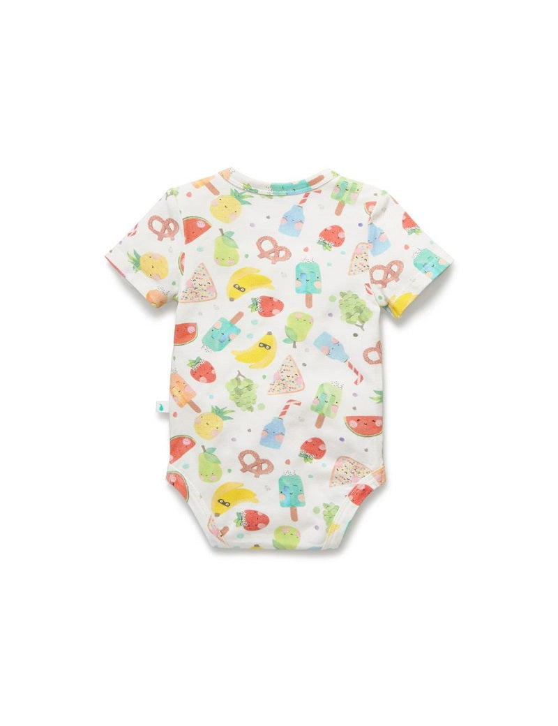 Little Green & Co Jersey Short Sleeve Bodysuit - Summer Yums