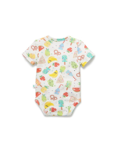 Little Green & Co Jersey Short Sleeve Bodysuit - Summer Yums