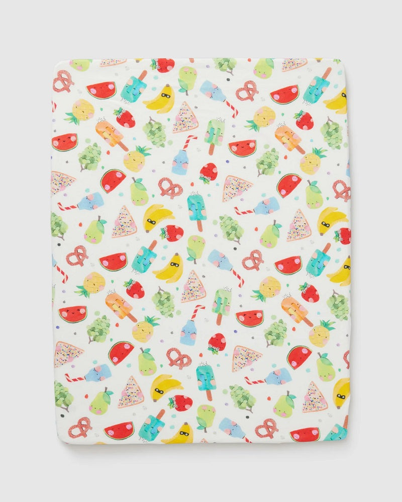 Little Green & Co Jersey Bassinet Sheet - Summer Yums