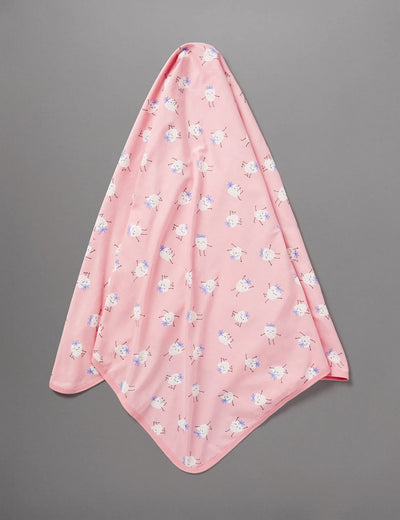 Little Green & Co Jersey Wrap - Strawberry Yoga