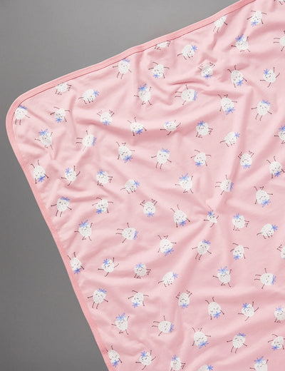 Little Green & Co Jersey Wrap - Strawberry Yoga