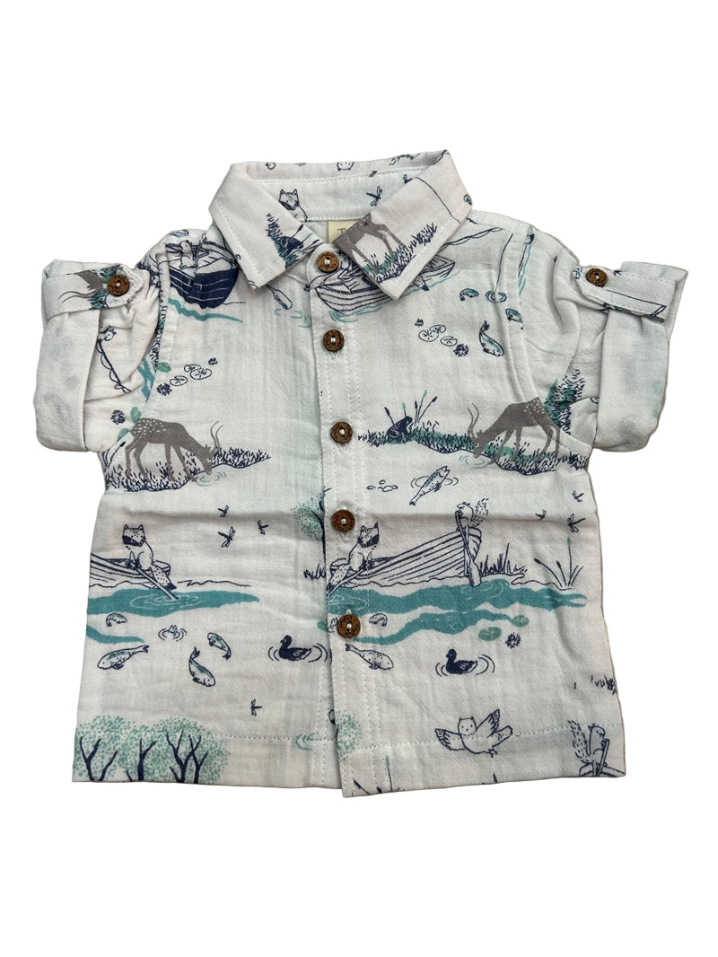 Tiny Twig Gandhi Shirt - Creek Adventure