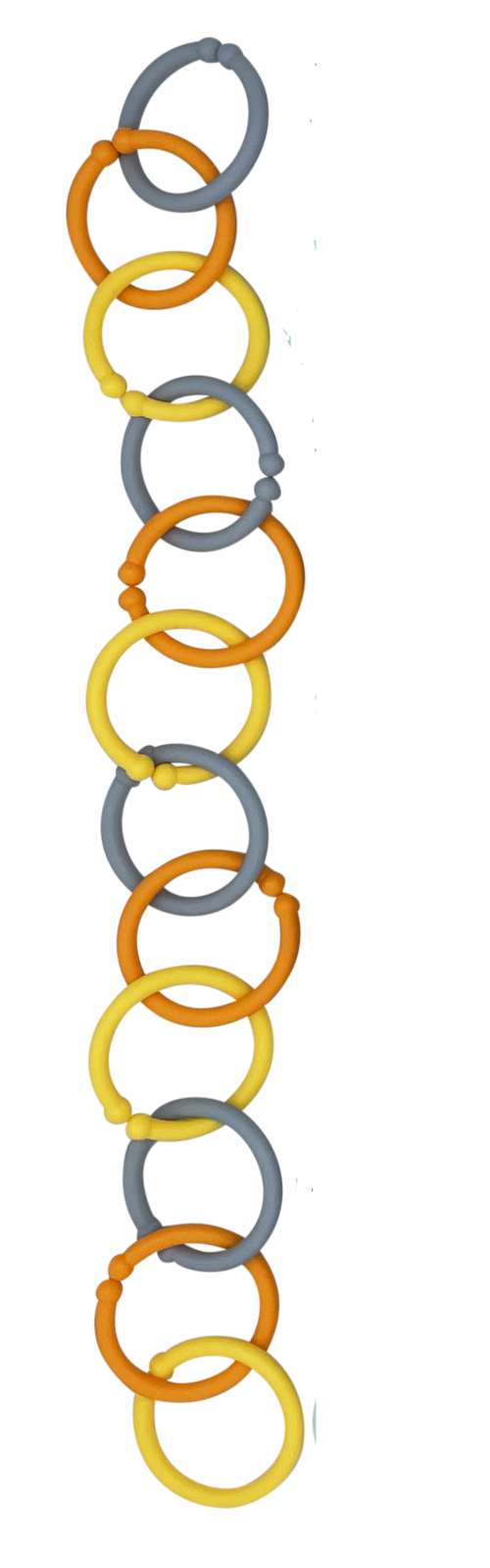Winibeads Blue/Orange/Yellow Happy Hoops 12 Pack