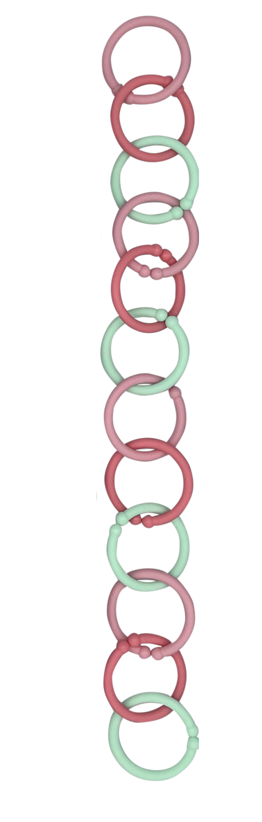 Winibeads Mint & 2 Tone Pink Happy Hoops 12 Pack