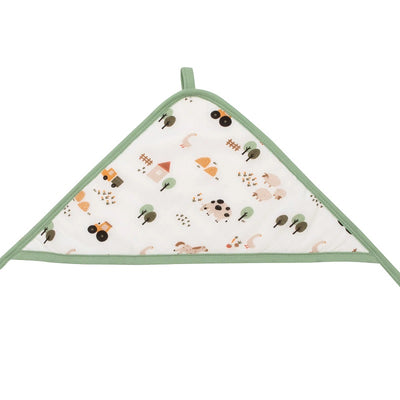 All 4 Ella Baby Hooded Towel - Country Farm