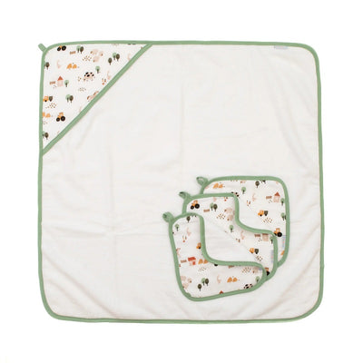 All 4 Ella Baby Hooded Towel - Country Farm