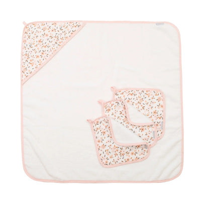 All 4 Ella Baby Hooded Towel - Floral Bouquet