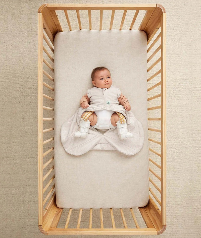 ergoPouch Australia Hip Harness Cocoon Swaddle Bag 1.0 TOG - Oatmeal Marle