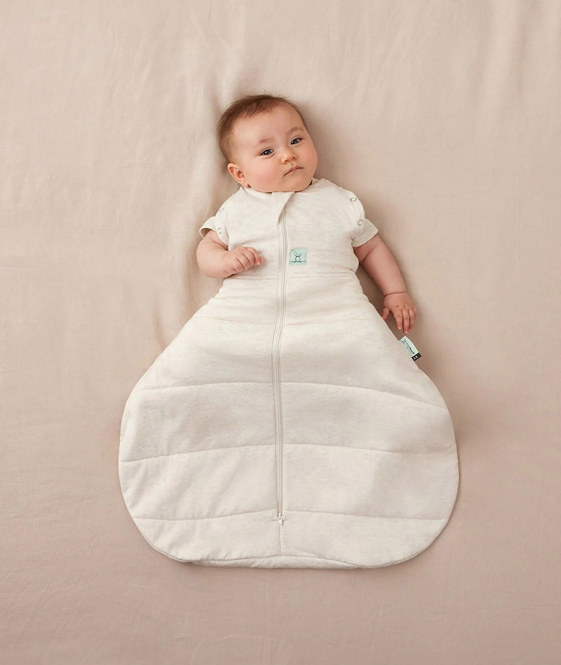 ergoPouch Australia Hip Harness Cocoon Swaddle Bag 1.0 TOG - Oatmeal Marle