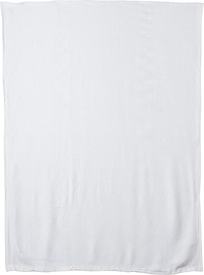 Playgro Home Bamboo Basket Weave Blanket White