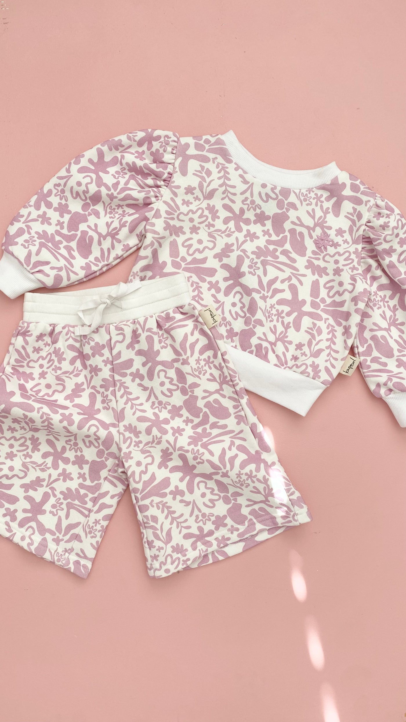 Kapow Kids Lavender Puff Sweater