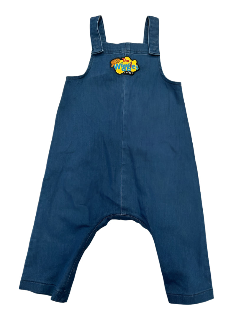 Bonds X The Wiggles Denim Overall - Basic Mid Blue Chambray