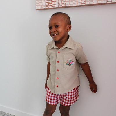 Dukes The Brand Christmas Sand Dress Shirt