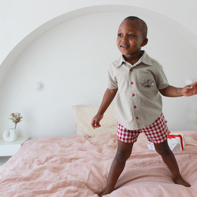 Dukes The Brand Christmas Sand Dress Shirt