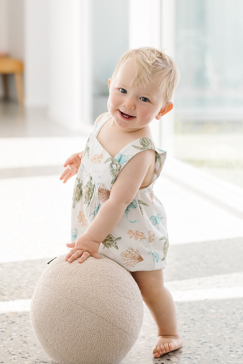 Dukes The Brand Ezra Unisex Overalls - Sea Animals Print