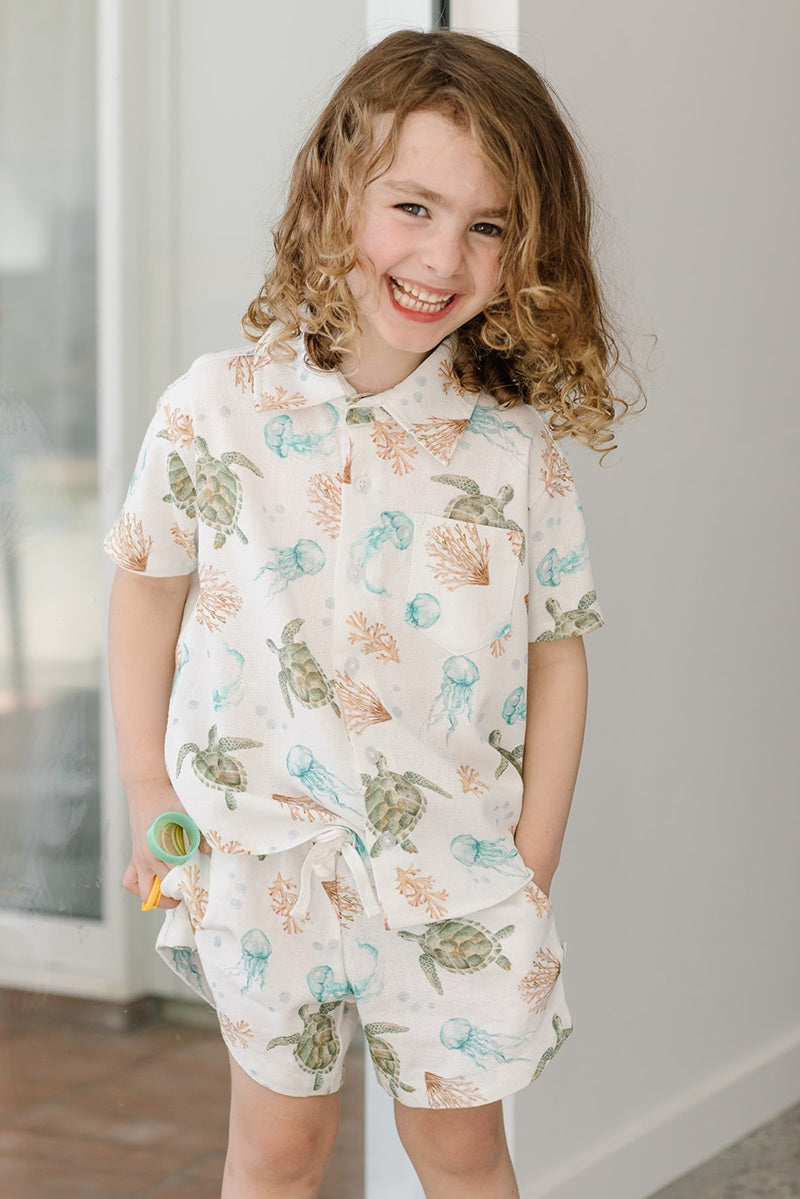 Dukes The Brand Ezra Shorts - Sea Animals Print