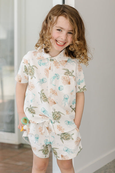 Dukes The Brand Ezra Shorts - Sea Animals Print