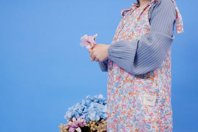 Kapow Kids Cornflower Rib Smock Blouse