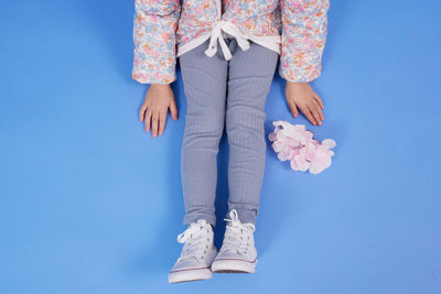 Kapow Kids Cornflower Rib Legging