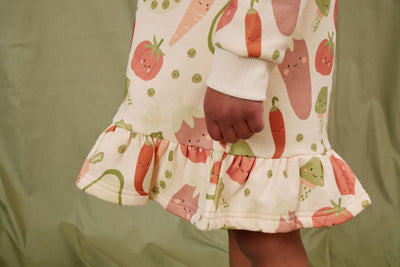 Kapow Kids Veggie Crew Drop Waist Dress