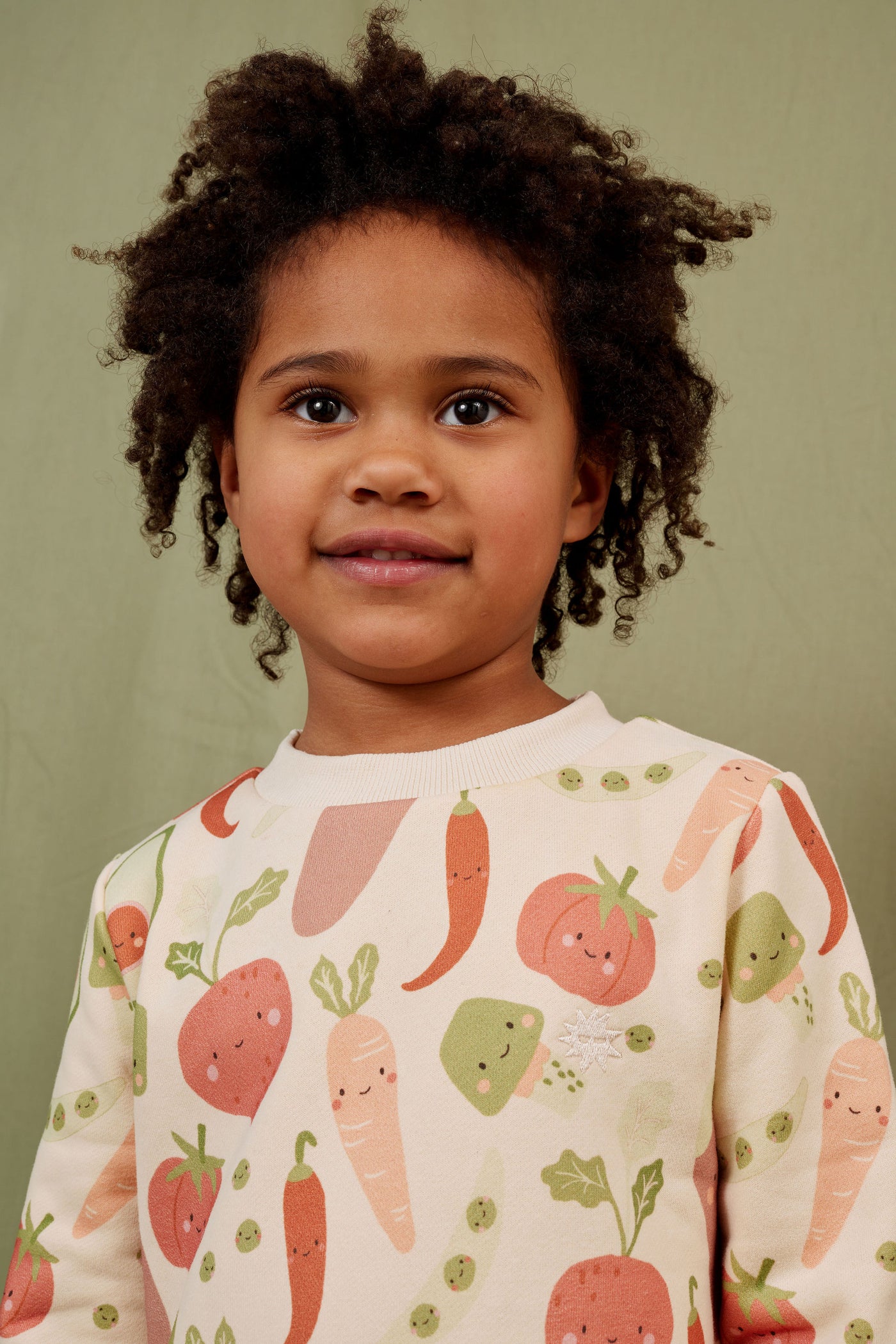 Kapow Kids Veggie Crew Drop Waist Dress
