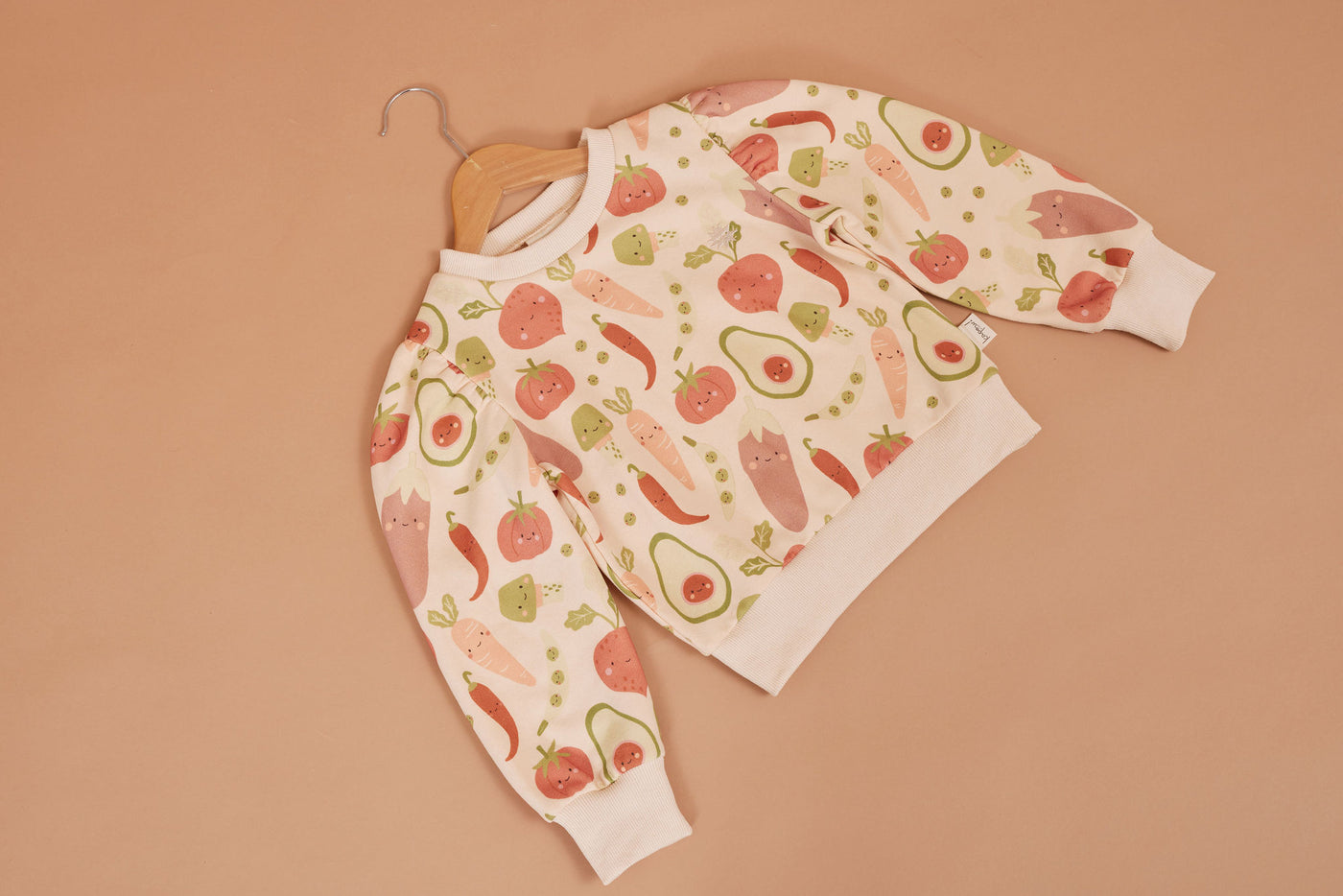 Kapow Kids Veggie Crew Yardage Puff Sweater