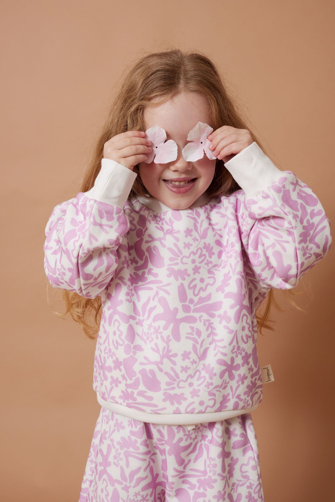 Kapow Kids Lavender Puff Sweater