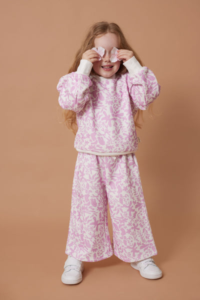 Kapow Kids Lavender Puff Sweater