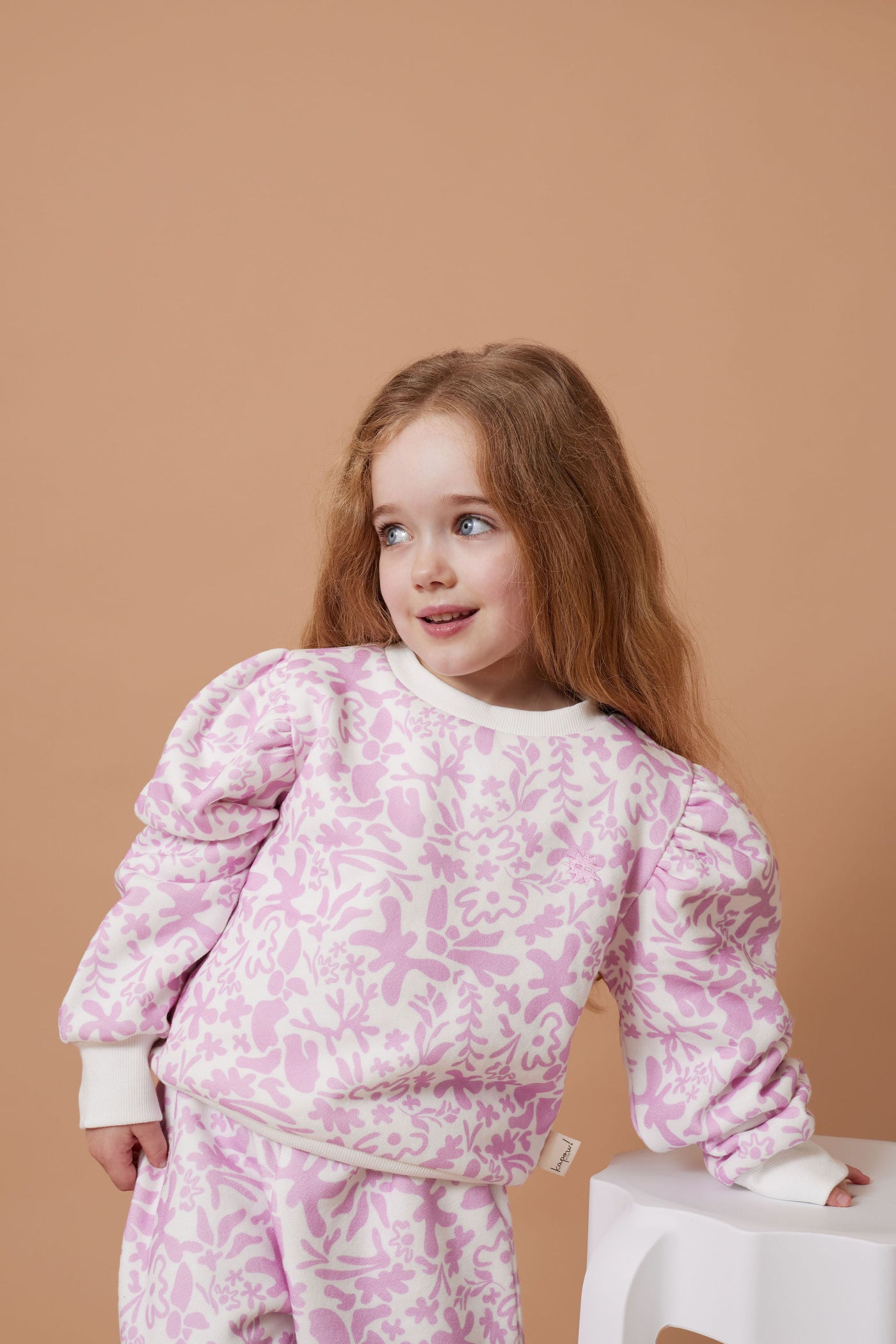 Kapow Kids Lavender Puff Sweater