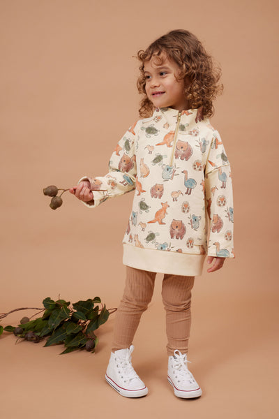 Kapow Kids Mushroom Rib Legging