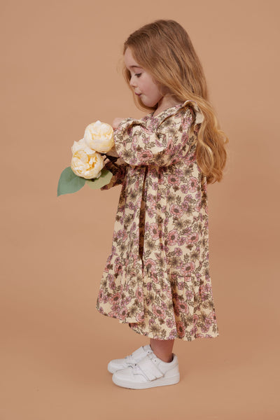 Kapow Kids Buttercup Puff Sleeve Dress