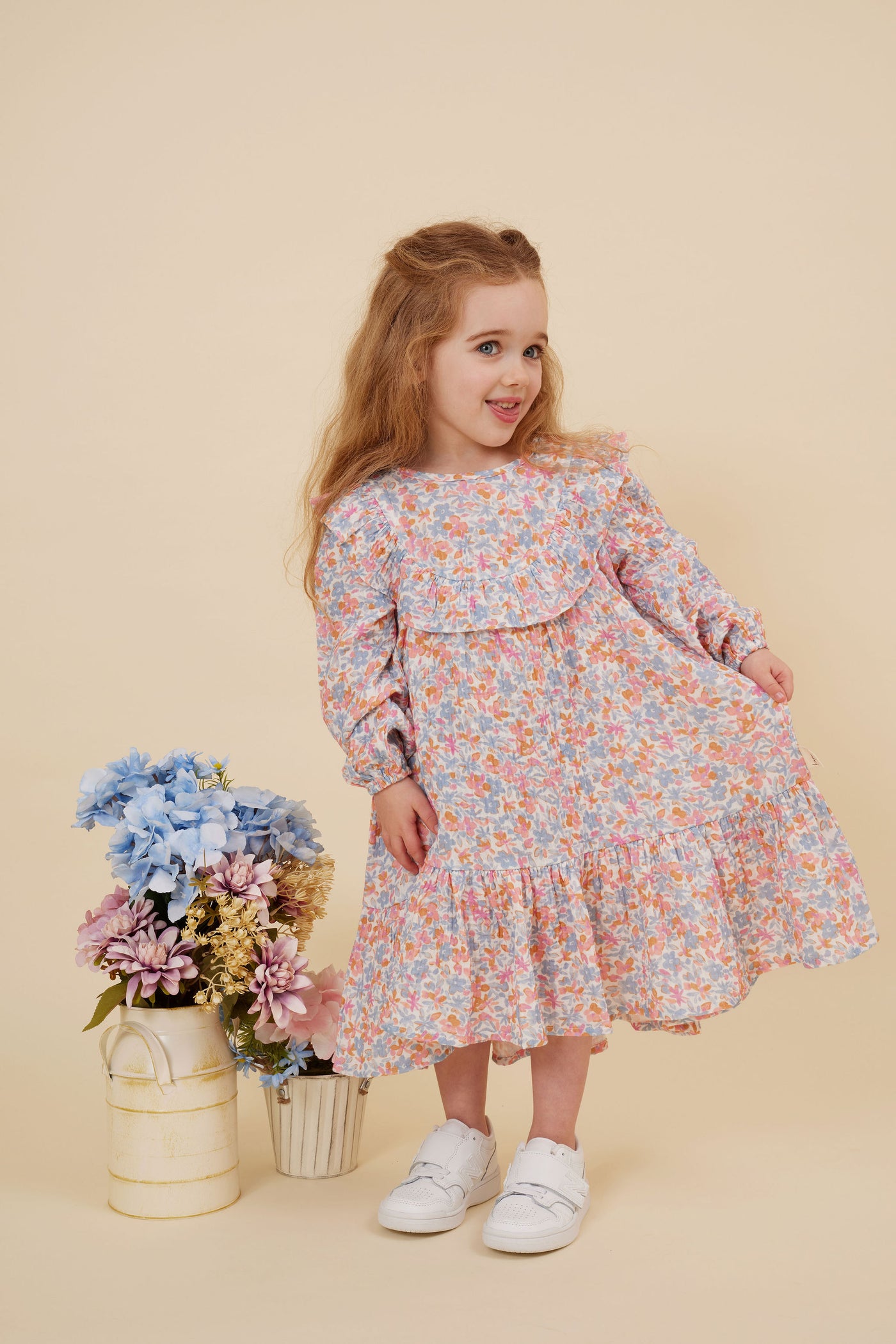 Kapow Kids Primrose Puff Sleeve Dress