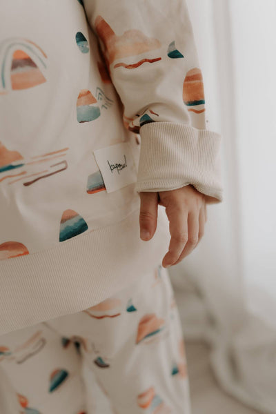 Kapow Kids Mountain Top Half Zip Sweater