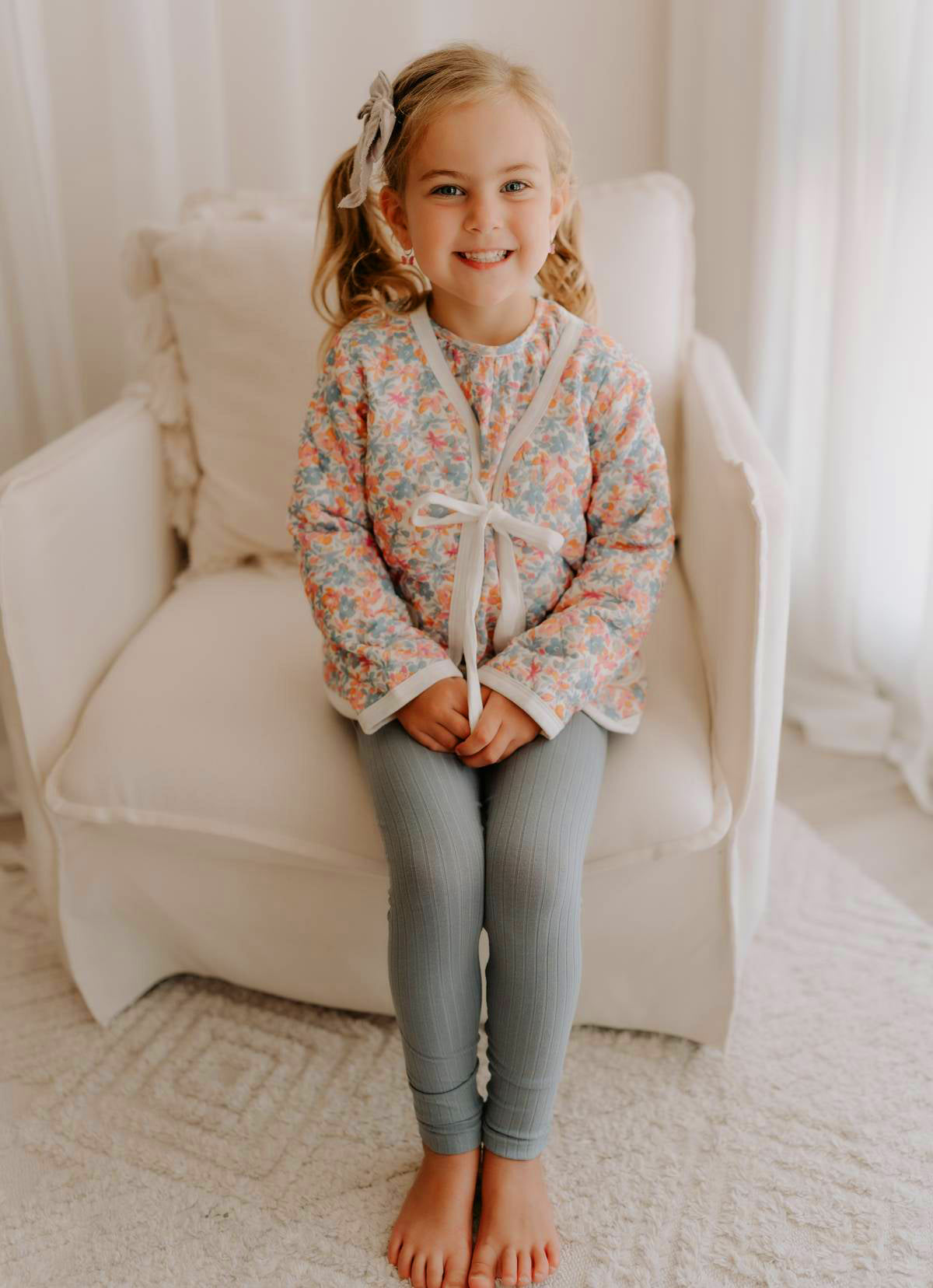 Kapow Kids Cornflower Rib Legging