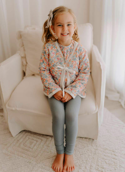 Kapow Kids Cornflower Rib Legging