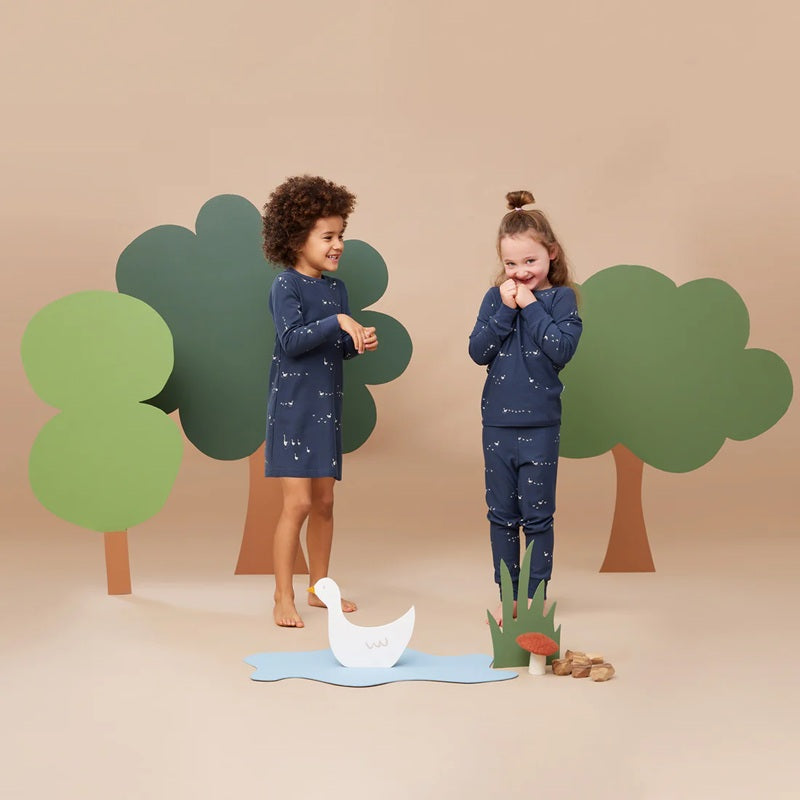 ergoPouch Australia Kids Sleep Shirt Long Sleeve 1.0 TOG - Lucky Ducks