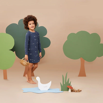 ergoPouch Australia Kids Sleep Shirt Long Sleeve 1.0 TOG - Lucky Ducks