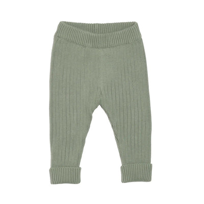 Kynd Baby Organic Chunky Rib Knit Pant - Light Sage
