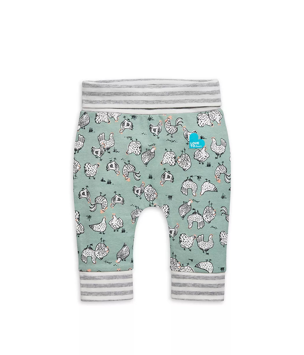 Love To Dream Cotton Leggings - Chicken Run Olive