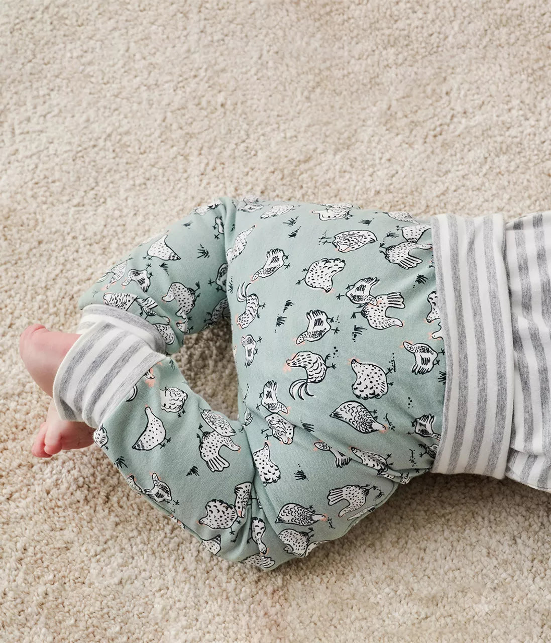 Love To Dream Cotton Leggings - Chicken Run Olive
