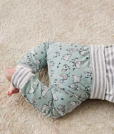 Love To Dream Cotton Leggings - Chicken Run Olive