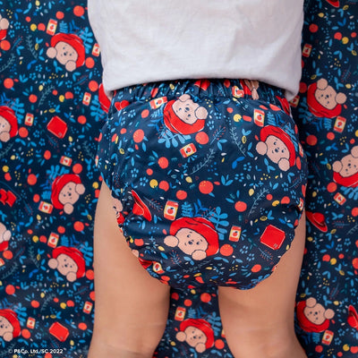 Monarch Classic Reusable Cloth Nappy 2.0 With Snaps - Paddington Baby