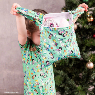 Monarch Mini Wet Bag - Snoopy In Green